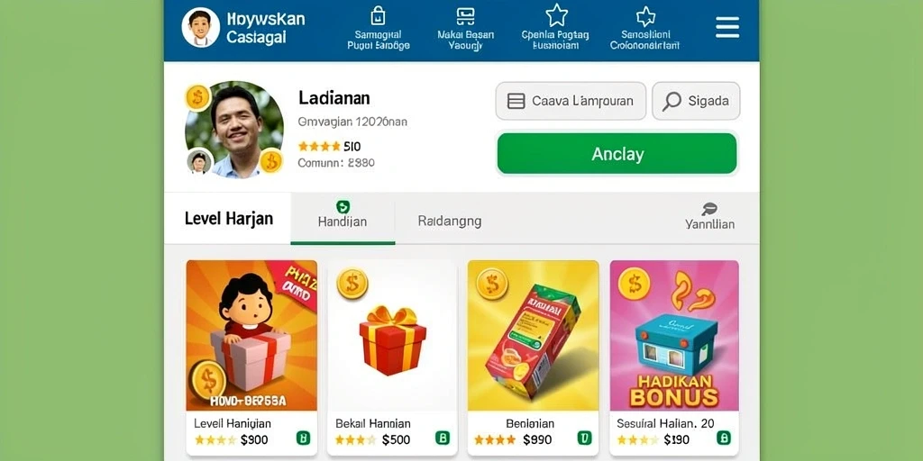 ajaib88 - Pengguna dapat melihat berbagai kategori permainan.